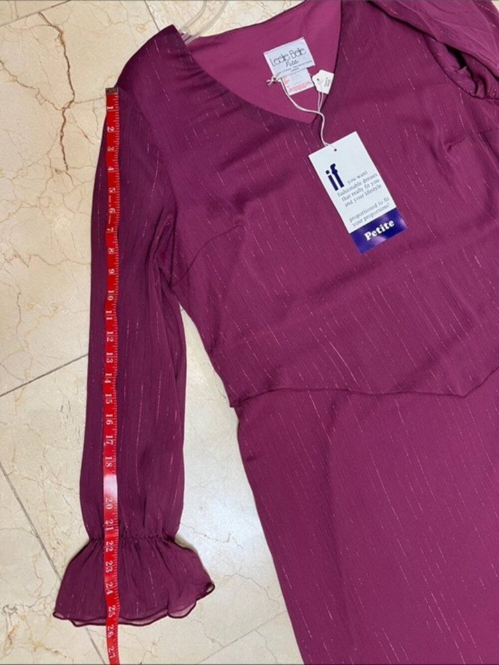 Elegant Wine Midi Dress